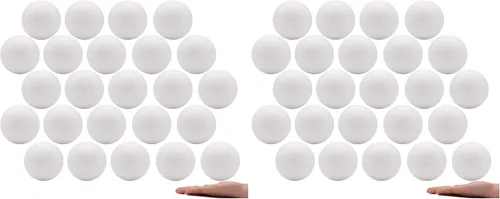 Vista 5 de Crafare Bolas de espuma de poliestireno de 4 pulgadas para manualidades, bola de espuma lisa blanca para primavera, vacaciones, manualidades