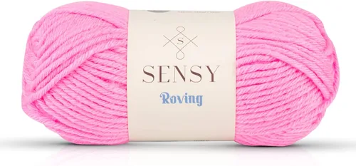 Vista 31 de Sensy Roving - Ovillo de lana multicolor, 3.5 onzas, 132 yardas, calibre 5, voluminoso (otoño)