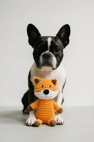 Vista 8 de Jalousie Paquete surtido de juguetes de peluche para cachorros y mascotas, juguete chirriante para perros medianos y grandes