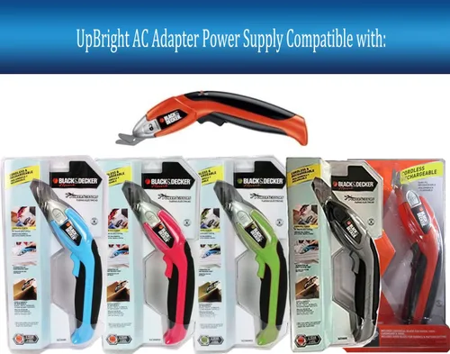 Vista 2 de UpBright Adaptador de 5.6V CA/CC compatible con Black & Decker SZ360 3.6V DC 3.6 Voltios Tijeras eléctricas recargables inalámbricas elec SZ360RD