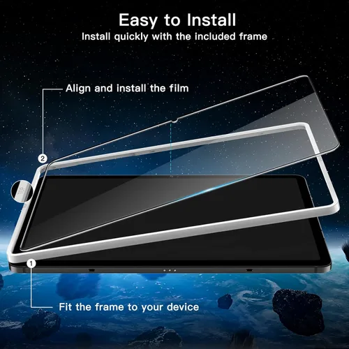 Vista 6 de JETech Funda para Samsung Galaxy Tab S10 Lite / S10 FE / S9 FE de 10.9 pulgadas y protector de pantalla de vidrio templado