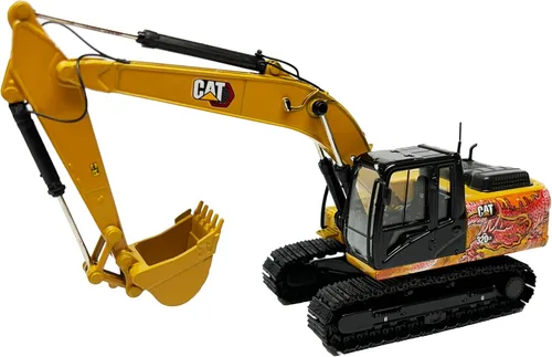 Vista 14 de Diecast Masters Excavadora hidráulica Caterpillar 335F L 1:50 Camiones para gatos y equipos de construcción de la serie High Line 85925