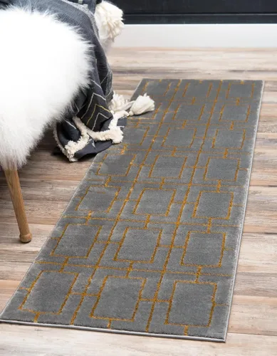 Vista 39 de Marilyn Monroe Glam Collection - Alfombra decorativa (2' x 3' 1" Rectángulo Negro y Oro)
