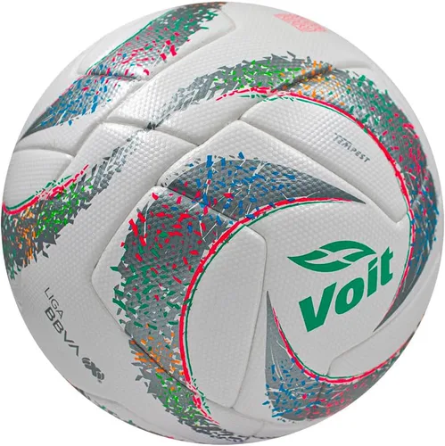 Vista 3 de Voit Balón de Fútbol No. 5 Morph Liga MX Inauguración 2024 FIFA Pro Calidad: Diseñado para Profesional, Luguilla Edition Blanco y Gris