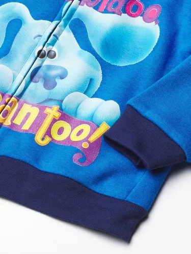 Vista 3 de Blues Clues and You Sudadera con capucha para niños pequeños con cremallera