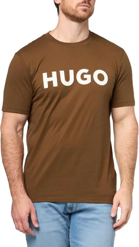 Vista 61 de Hugo Men's Print Logo Short Sleeve T-Shirt Blanco