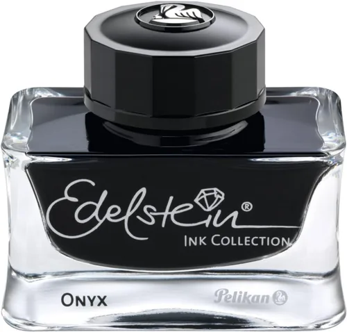 Vista 5 de Pelikan Edelstein tinta embotellada para pluma estilográfica, verde jade, 50ml, 1 cada uno (339374)., Verde (Aventurine Green) 1 botella