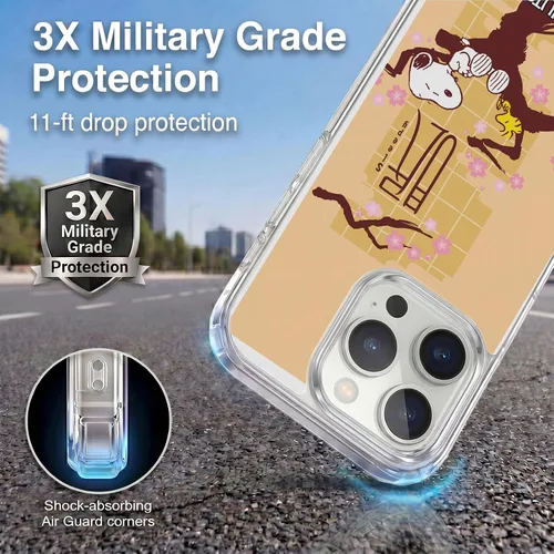 Vista 516 de Carcasa de gel para iPhone 7 Plus/iPhone 8 Plus, diseño de Snoopy Oriental de Peanuts, Badges