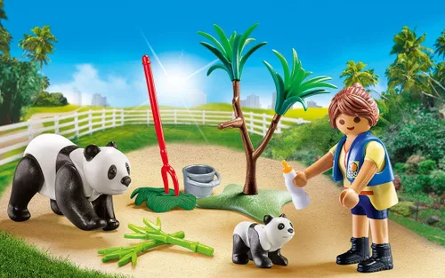 Vista 4 de Playmobil Estuche de transporte Panda Caretaker