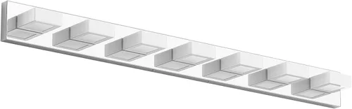Vista 43 de Ralbay - Luz LED negra para tocador de baño, moderna, atenuable con 5 temperaturas de color, accesorios de iluminación de pared de acrílico negro