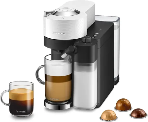 Vista 10 de Nespresso Vertuo Lattissima - Cafetera para café y espresso de De'Longhi, color negro mate y brillante
