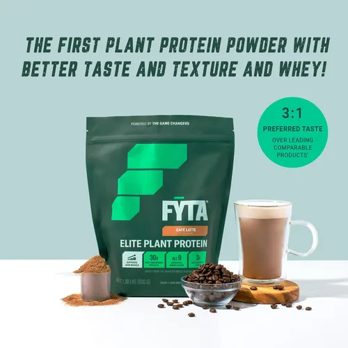 Vista 7 de FYTA Proteína vegana en polvo – Proteína en polvo a base de plantas con mejor sabor y textura que la proteína de suero – 1.06 oz sin OMG y sin