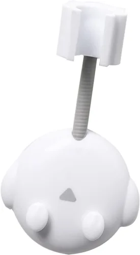 Vista 2 de Soporte para cabezal de ducha, soporte ajustable para cabezal de ducha con ventosa al vacío, soporte multifuncional para cabezal de ducha de mano