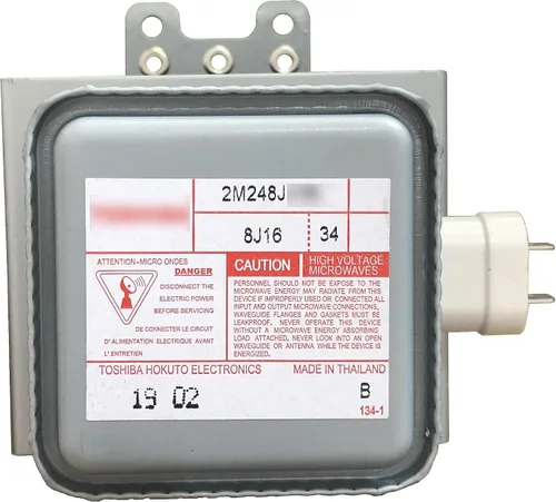 Vista 5 de Accesorios industriales del equipo de la microonda 2M248J refrigerado por aire 1000W tubo del magnetrón de la microonda (agujero del pie 2)
