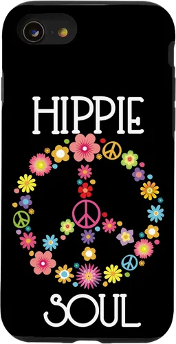Vista 18 de Hippie Soul Flower Power Floral Peace Sign 60s 70s Gift Case for iPhone 17