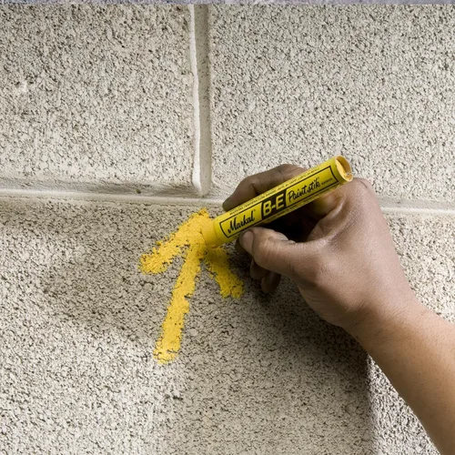 Vista 2 de 80623- B-E Paintstik - Marcador de pintura sólida para superficies rugosas, ideal para superficies muy rugosas: forjados, fundiciones, hormigón