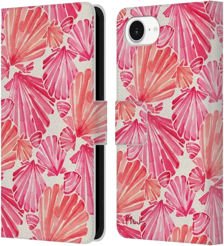 Vista 14 de Head Case Designs Officially Licensed Paul Brent Agate Mermaid Coastal Leather Wallet Case Compatible with Apple iPhone 16e / iPhone 17e