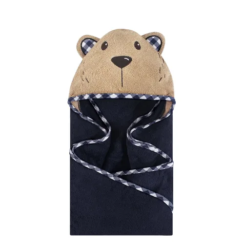 Vista 106 de Hudson Baby Toalla con capucha unisex de algodón con cara de animal para bebé, cocodrilo, talla única
