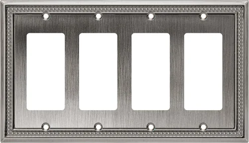 Vista 126 de Henne Bery Sunken Pearls Placa de Pared Decorativa de Servicio Pesado Placa de Interruptor Cubierta de Tomacorriente
