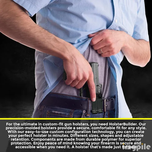 Vista 6 de IWB - Funda para funda interior de cintura, accesorios para pistola para hombres y mujeres