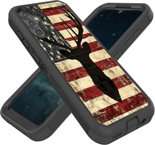 Vista 23 de Diseñada para Galaxy A17 5G de 6.7 pulgadas, resistente, resistente y duradera, a prueba de golpes, híbrida de doble capa, funda protectora de doble