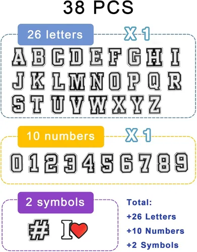 Vista 3 de Dijes para zapatos con letras A-Z, números 0-9, sandalias con dijes para zapatos, accesorios para niños, adolescentes y adultos