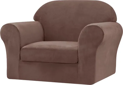Vista 44 de CHUN YI Fundas de terciopelo para sofá de 4 piezas para sofá de 3 cojines, funda de sofá antideslizante resistente al agua, protector de muebles
