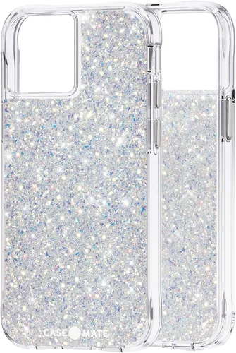 Vista 7 de Case-Mate - Funda Twinkle para iPhone 13 Mini con elementos decorativos reflectantes, protección contra caídas desde 10 pies, 5.4 pulgadas, diseño