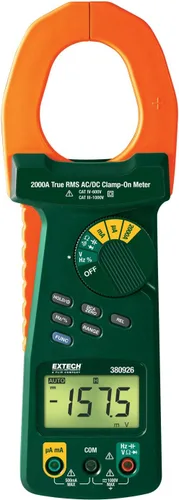 Vista 7 de Extech MA445 400A True RMS AC/DC Medidor de Pinza con Detector NCV, Apertura de Mordaza de 1.2 pulgadas, Pantalla Doble Retroiluminada, Multímetro