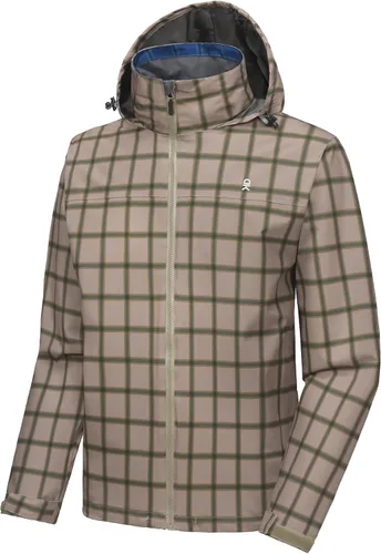 Vista 16 de Little Donkey Andy Chaqueta impermeable para hombre, ligera, cortavientos con capucha, impermeable, plegable, para senderismo al aire libre A1 Negro