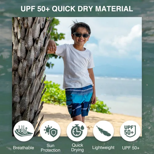 Vista 37 de Kanu Surf Traje de baño Yolo de secado rápido UPF 50+ para niños