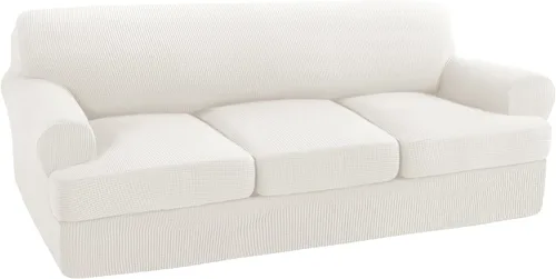 Vista 15 de Turquoize Funda para sillón con cojín en forma de T para sala de estar, funda elástica para sofá, funda suave para sillón, fundas de muebles