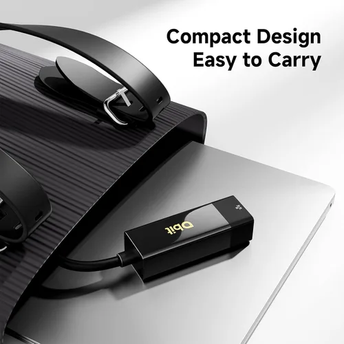 Vista 8 de DBIT Adaptador de red LAN USB 3.0 a Gigabit Ethernet, adaptador de Internet RJ45 compatible con MacBook, PC portátil con Windows, XP, Vista, Mac