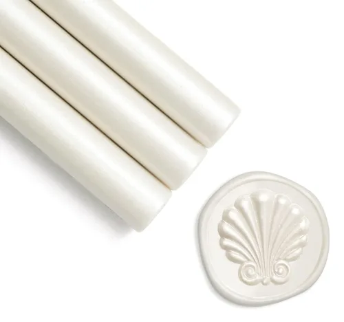 Vista 16 de UNIQOOO Mavailable - Varillas de cera para sellar con pistola de pegamento para sello de cera, dorado antiguo metálico, ideal para invitaciones