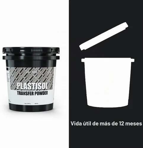 Vista 6 de Ecotex® Plastisol Transfer Powder Serigrafía (1 LB) – Polvo de unión a tinta de transferencia de calor, prolonga la vida útil de la serigrafía