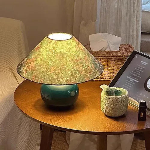 Vista 5 de Lamp for Desk Retro Ceramic Table Lamp Home Bedroom Bedside Lamp Creative Living Room Ornaments Side Table Lamp Desk Lamps for Home Office