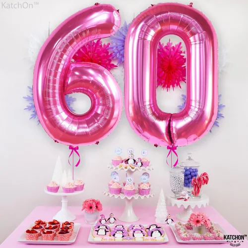 Vista 578 de KatchOn Globo negro del número 1 de 40 pulgadas, globo de feliz cumpleaños Large Mylar Number One Balloon for 1st Birthday Decorations, Foil