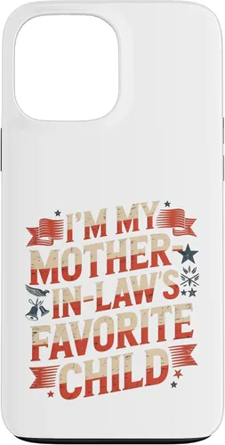 Vista 24 de Im My Mother n Law Favorite Child American Flag Funny Parent Case for iPhone 17