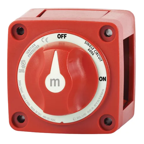 Vista 18 de Blue Sea Systems 6008200 Serie m-Series Mini Interruptor de batería Selector de 3 posiciones, negro