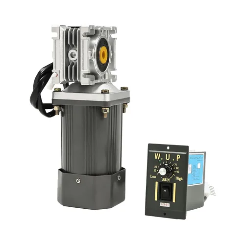 Vista 23 de 15W 10K AC110V 125 RPM Motor reductor de engranajes variable ajustable con controlador de velocidad para la industria