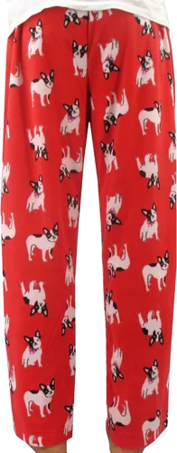 Vista 8 de ROCK ATOLL Pantalones de pijama de forro polar suave y cálido para hombre