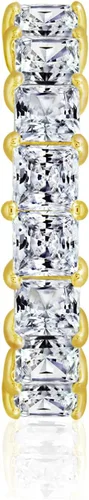 Vista 17 de Amazon Essentials Anillo de plata de ley con corte princesa hecho con circonita cúbica Infinite Elements (anteriormente colección Amazon)