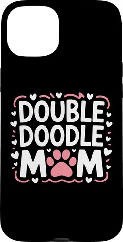Vista 9 de Double Doodle Mom Doodle Dog Parent Family Canine Enthusiast Case for iPhone 16