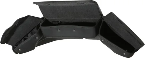 Vista 3 de TCT-MOTORPARTS Bolsa de parabrisas con 3 bolsillos Bolsa de carenado Apto para Harley Touring 2014-2025 FLHT, FLHTC, FLHX, FLHTK, FLHTCU Electra