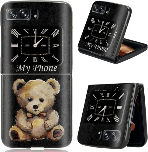 Vista 42 de Rossy Funda para Motorola Razr Plus 2023 para Moto Razr+ 2023 con patrón de niña africana para mujeres y hombres, ultra delgada, ligera