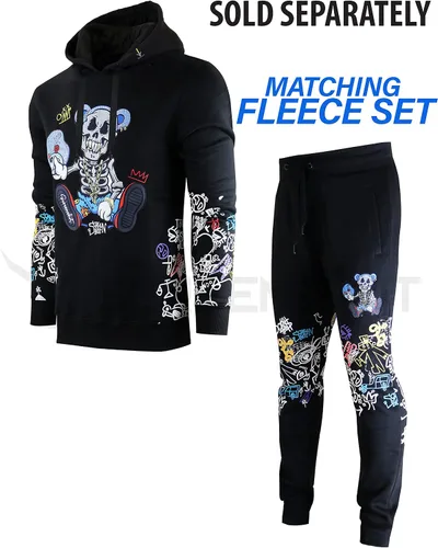 Vista 118 de SCREENSHOT Sudadera urbana de forro polar para hombre, diseño de dibujos animados de animación, parche bordado de gel