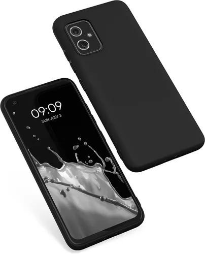 Vista 8 de kwmobile Funda compatible con ASUS Zenfone 8 - Funda protectora de silicona TPU suave y delgada, color negro mate