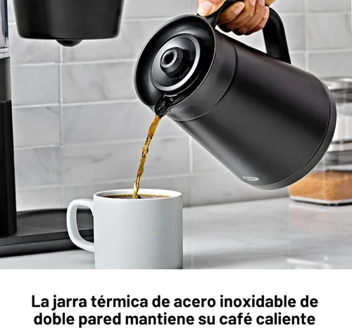 Vista 5 de OXO Brew - Cafetera de 9 tazas, color negro mate