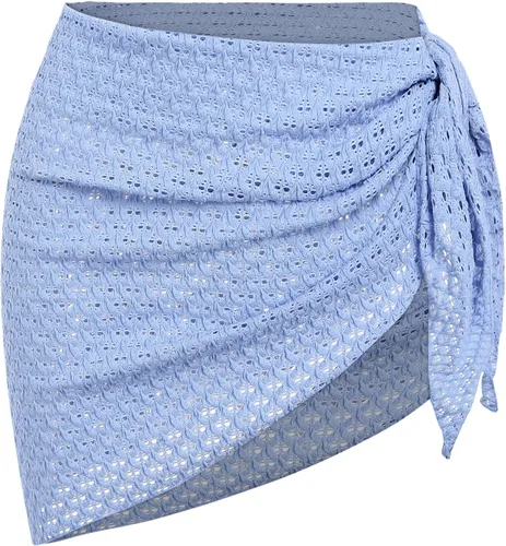 Vista 66 de ZAFUL - Pareo de mujer, pareo de playa, pareo transparente para bikini, pareo de gasa para traje de baño 0- Café