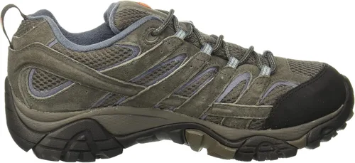 Vista 6 de Merrell Moab 2 - Zapatos de senderismo impermeables para mujer, Gris, 6.5